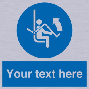 Custom Mandatory: Open safety bar of chairlift